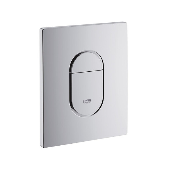 GROHE - Pack WC Bâti Rapid SL + WC sans bride SAT Vortex + Abattant SoftClose + Plaque chrome + Set d'habillage (ARENADELANOTQSB) - large