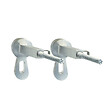 GROHE - Pack WC Bâti Rapid SL + WC sans bride SAT Vortex + Abattant SoftClose + Plaque chrome + Set d'habillage (ARENADELANOTQSB) - vignette
