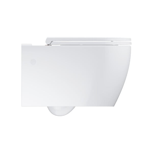 GROHE - Rapid SL pack WC bâti-support autoportant + WC suspendu sans bride Grohe avec abattant SoftClose + plaque (GRRGRSTWR02-FR) - large
