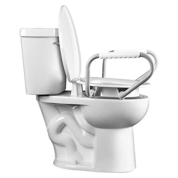 DUBOURGEL - Abattant surélevé de 7,5 cm avec accoudoirs - Blanc- réf : 8532CPPXU000 - DUBOURGEL - large