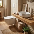 GROHE - Pack WC bâti-support 2en1 + WC suspendu sans bride Siko avec abattant SoftClose + plaque Grohe (GRRCEWT01FR-FS) - vignette