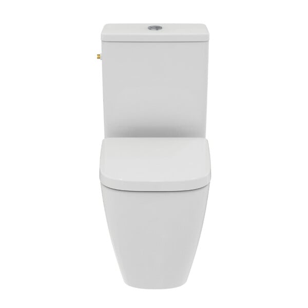 IDEAL STANDARD - WC à poser compact sans bride sortie horizontale I.Life S avec abattant frein de chute - large