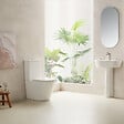 SWISS AQUA TECHNOLOGIES - Project ensemble WC à poser sans bride & mécanisme de chasse GEBERIT + abattant SoftClose, blanc brillant (SATPRO31G) - vignette