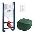 GROHE - Rapid SL pack WC bâti autoportant + WC suspendu sans bride Ceramia PixL avec abattant SoftClose + plaque (GRRCEPXGEMT01FR-FS) - vignette