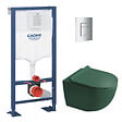 GROHE - Solido pack WC bâti autoportant + WC suspendu sans bride Ceramia PixL avec abattant SoftClose + plaque (GRCEPXGEMT02FR-FS) - vignette