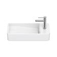 ROCA - Lave-mains mural compact 55 x 27,5 Tura blanc brillant - vignette