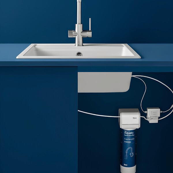 ROCA - Filtre cartouche à 5 étapes Aquafy pour mitigeur de cuisine avec eau filtrée - large