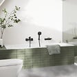 GROHE - Dice mitigeur monocommande bain/douche mural à levier 150 mm, sans ensemble de douche, noir mat (1018722430) - vignette