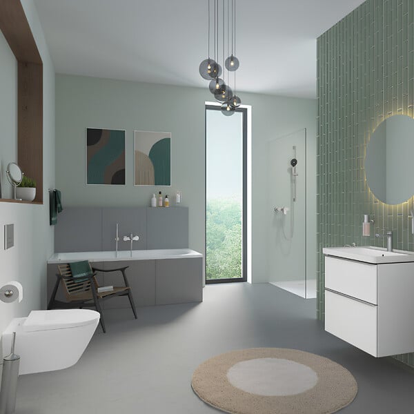 DURAVIT - Mitigeur baignoire mécanique Wave avec colonnettes Idro'Flex - large
