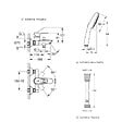 GROHE - Mitigeur baignoire mécanique Start Loop avec colonnettes Idro'Flex + Douchette 2 jets Comfort + Flexible - vignette