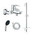 GROHE - Pack mitigeur BD mécanique Start Loop + Douchette Vitalio Start 110 + Barre Quickflix Vitalio Smartactive + Flexible - vignette