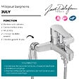 JACOB DELAFON - Mitigeur baignoire mécanique July avec colonnettes Idro'Flex - vignette