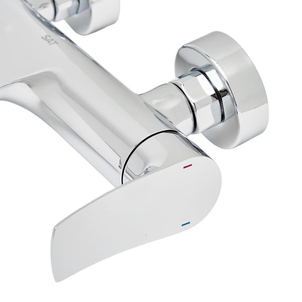 SWISS AQUA TECHNOLOGIES - Infinitio mitigeur de baignoire monocommande mural, entraxe 150 mm, sans ensemble de douche, chrome (SATBSINF222) - large