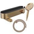 HANSGROHE - Pack mitigeur bain douche thermostatique ShowerTablet Select + Designflex + Douchette Raindance 3 jets Bronze brossé - vignette
