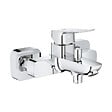 GROHE - Dice mitigeur monocommande bain/douche mural à levier 150 mm, sans ensemble de douche, chrome brillant (1018720000) - vignette