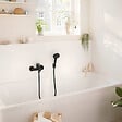 HANSGROHE - Mitigeur baignoire mécanique Rebris S noir mat - vignette