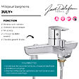 JACOB DELAFON - Mitigeur baignoire July+ avec colonnettes Idro'Flex - vignette