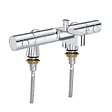 GROHE - Mitigeur baignoire thermostatique Precision Get avec colonnettes Idro'Flex - vignette