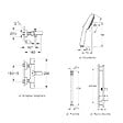 GROHE - Pack mitigeur BD thermostatique Grohtherm 800 Cosmopolitan + Douchette Vitalio Comfort + Barre + Flexible - vignette