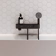 HANSGROHE - Pack mitigeur bain douche thermostatique ShowerTablet Select + Flexible Isiflex + Douchette Pulsify 3 jets Noir mat - vignette