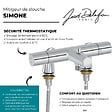 JACOB DELAFON - Mitigeur baignoire thermostatique Simone avec colonnettes Idro'Flex - vignette