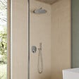 VILLEROY ET BOCH - Bras mural pour douche de tête  Universal rond Or brossé - vignette
