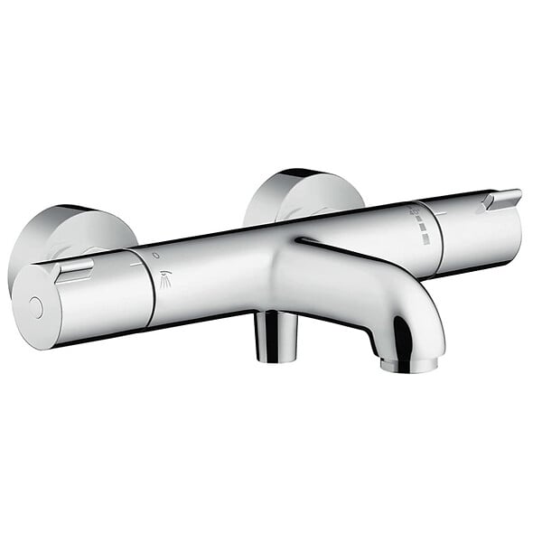 HANSGROHE - Ecostat 1001 CL Pack Mitigeur Thermostatique bain/douche + Set Crometta Porter’S 1,25m / Douchette Vario (13201000-Vario) - large