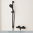 DURAVIT - Pack mitigeur douche thermostatique 1000 + Barre 70 cm + Pommeau 3 jets + Flexible 160 cm Noir mat - vignette