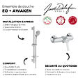JACOB DELAFON - Mitigeur de douche Eo  + ensemble de douche Awaken - vignette