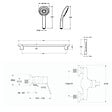 JACOB DELAFON - Mitigeur de douche Eo  + ensemble de douche Awaken - vignette