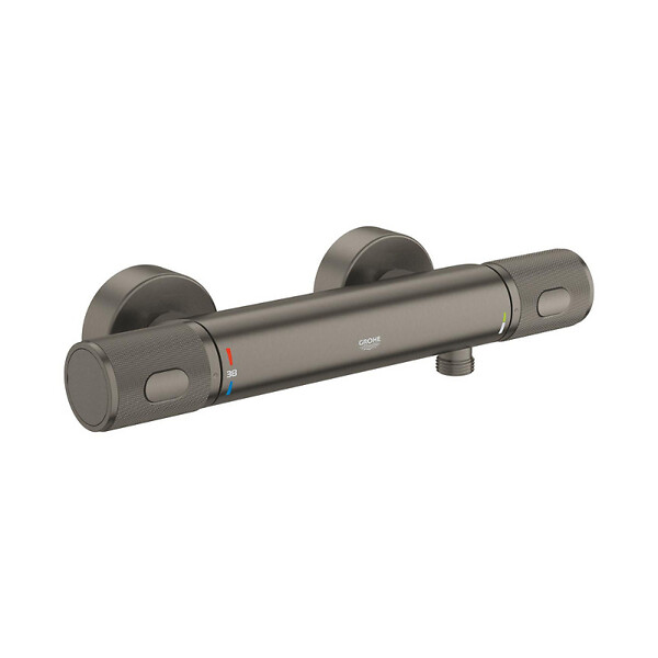 GROHE - GROHE QuickFix thermostatique Douche - HARD GRAPHITE BROSSEE - large