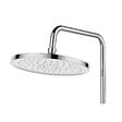 SWISS AQUA TECHNOLOGIES - Système de douche mural avec mitigeur monocommande + douche de tête + douchette à main 3 jets, chrome (SATSSPKNEW) - vignette