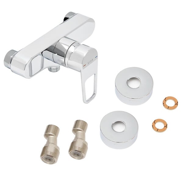 VITRA - Flow Soft mitigeur douche à levier, sans vidage, chrome (A43088) - large