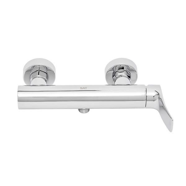 SWISS AQUA TECHNOLOGIES - Infinitio mitigeur de douche monocommande mural, entraxe 150 mm, sans ensemble de douche, chrome (SATBSINF268) - large