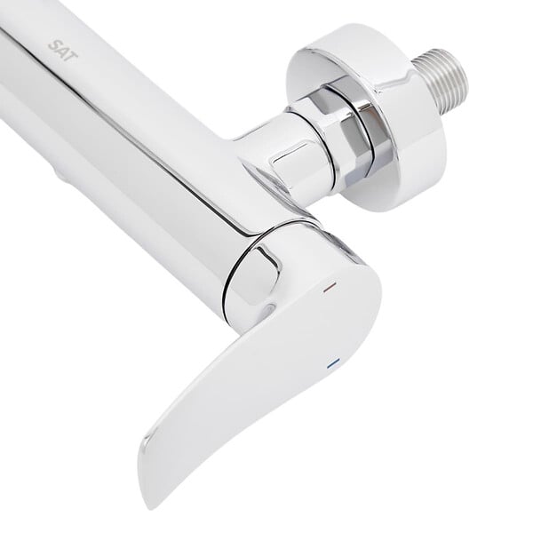 SWISS AQUA TECHNOLOGIES - Infinitio mitigeur de douche monocommande mural, entraxe 150 mm, sans ensemble de douche, chrome (SATBSINF268) - large