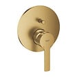 GROHE - Façade robinet encastré monocommande 2 sorties Lineare Cool Sunrise - vignette