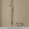DURAVIT - Pack mitigeur douche thermostatique 1000 + Barre 90 cm + Pommeau 3 jets + Flexible 160 cm Inox brossé - vignette