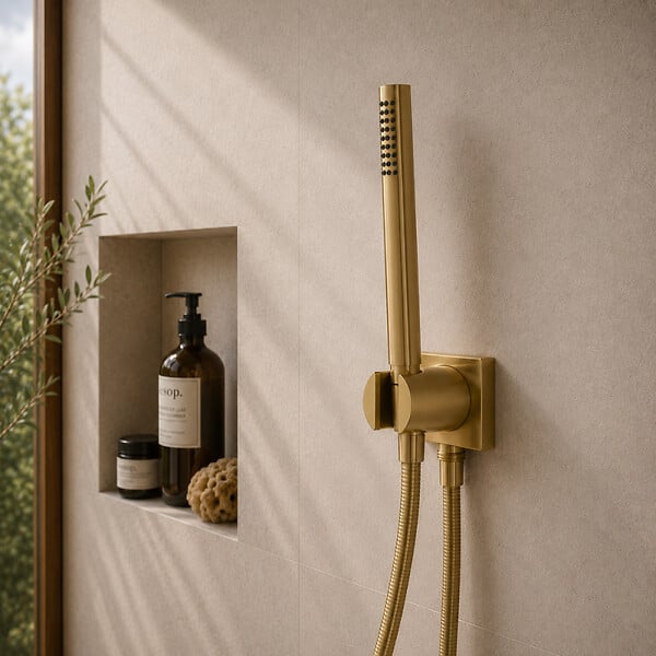 GROHE - Coude à encastrer 1/2" avec support Rainshower Cool Sunrise - large