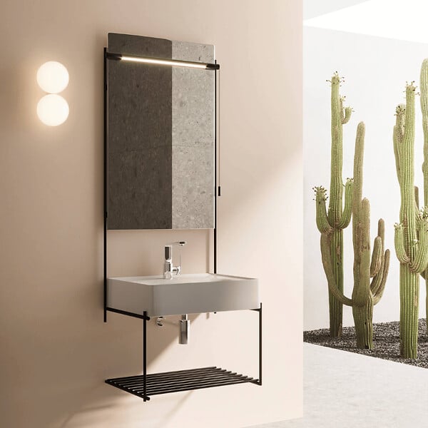 VITRA - Lavabo VitrA Equal avec étagère - large