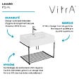 VITRA - Lavabo VitrA Equal avec étagère - vignette