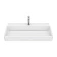 ROCA - Lavabo mural autoportant Tura blanc brillant 80 cm - vignette