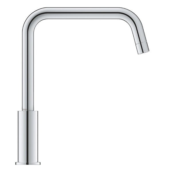 SWISS AQUA TECHNOLOGIES - 62x44 cm kit évier avec égouttoir réversible en Granite, à encastrer, blanc + mitigeur lavabo/cuisine Grohe Start (SATSE2WG304) - large