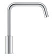 SWISS AQUA TECHNOLOGIES - 62x44 cm kit évier avec égouttoir réversible en Granite, à encastrer, blanc + mitigeur lavabo/cuisine Grohe Start (SATSE2WG304) - vignette
