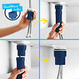 SWISS AQUA TECHNOLOGIES - 76x44 cm kit évier avec égouttoir réversible en Granite, à encastrer, noir + mitigeur lavabo/cuisine Grohe Start (SATSE3BG431) - vignette