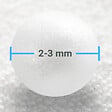 LIVEA - Billes de polystyrène 50 L anti-feu pour remplissage de pouf, fauteuil poire, coussin, peluche et mobilier (PERLEEPS50) - vignette