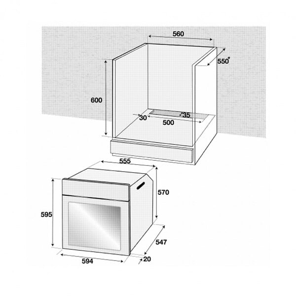 BEKO - Beyond Four encastrable 72L, 8 fonctions cuisson, Aeroperfect 3D, nettoyage vapeur SteamShine, sécurité enfant (BIM12300X-Beko) - large