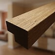 SWISS AQUA TECHNOLOGIES - Barre d'extrémité MDF 120 cm pour panneaux acoustiques intérieurs SATAKUPANNON612, décor chêne clair (SATAKUPANLOTKL12) - vignette