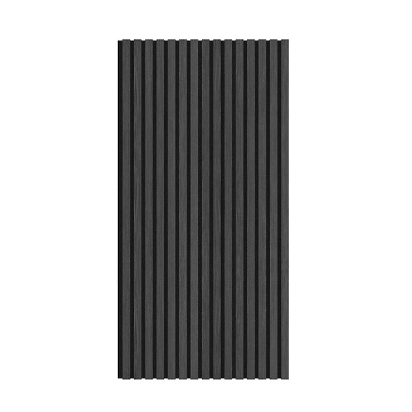 SWISS AQUA TECHNOLOGIES - Panneau acoustique mural d'intérieur 60x120 cm en MDF sur feutre polyester, décor chêne noir, 0,72 m2 (SATAKUPANBOT612) - large