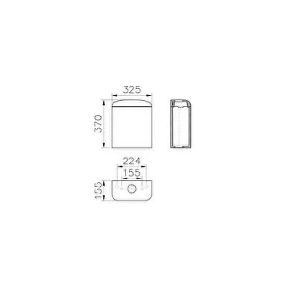 VITRA - Réservoir WC simple VitrA Sento Kids blanc brillant - large