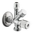 SIKO - Robinet Cerf-volant combiné - valve de machine à laver 1 / 2x3 / 8x3 / 4 (ET551L) - vignette